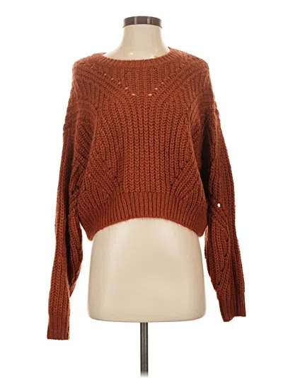 Pre-owned Kendall & Kylie Pullover Sweater In Brown