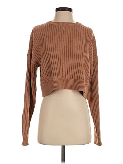 Pre-owned Kendall & Kylie Pullover Sweater In Brown