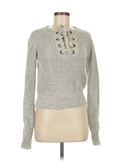 Pre-owned Kendall & Kylie Pullover Sweater In Gray
