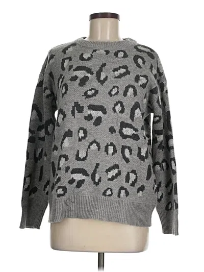 Pre-owned Kendall & Kylie Pullover Sweater In Gray