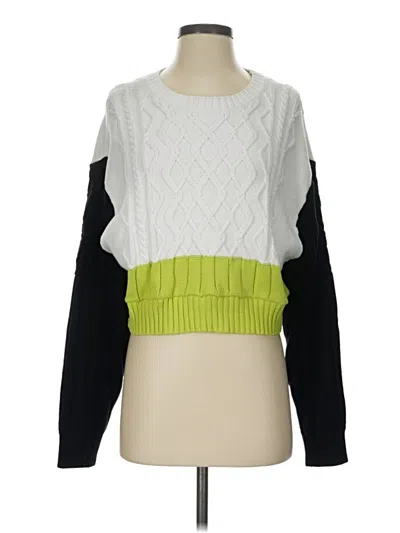 Pre-owned Kendall & Kylie Pullover Sweater In Green