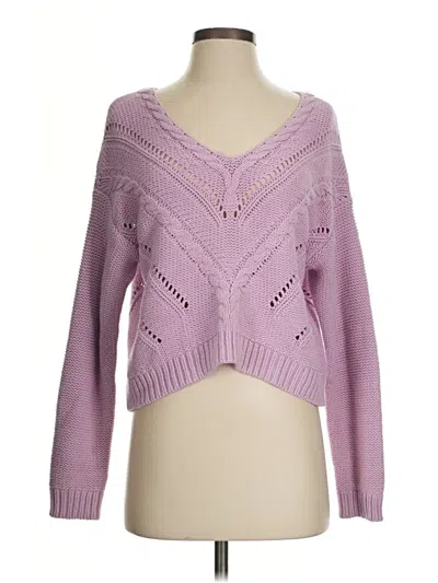 Pre-owned Kendall & Kylie Pullover Sweater In Purple