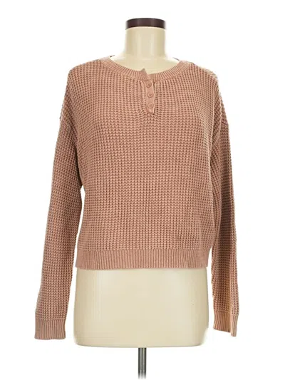 Pre-owned Kendall & Kylie Pullover Sweater In Tan