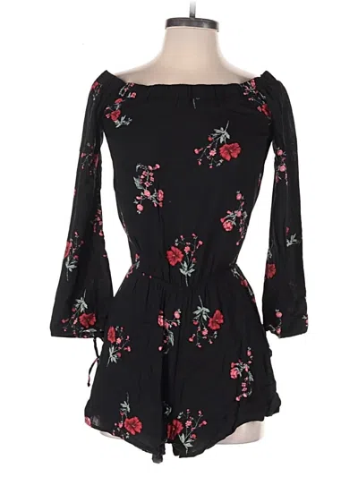 Pre-owned Kendall & Kylie Romper In Black