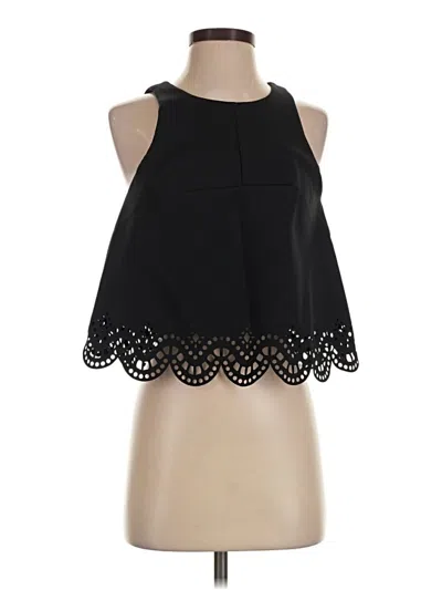Pre-owned Kendall & Kylie Sleeveless Blouse In Black