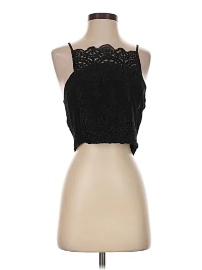 Pre-owned Kendall & Kylie Sleeveless Blouse In Black