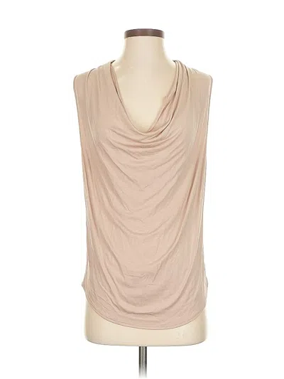 Pre-owned Kendall & Kylie Sleeveless Blouse In Brown