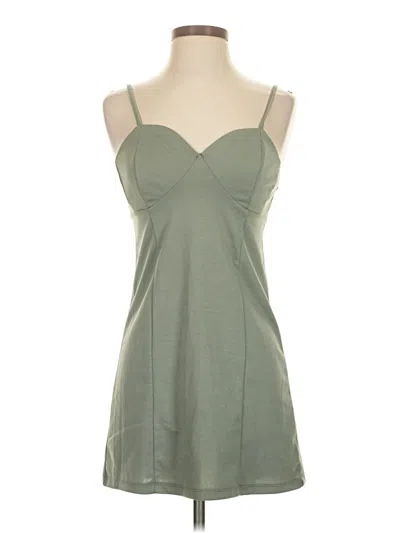 Pre-owned Kendall & Kylie Sleeveless Top Green Sweetheart Neckline Tops