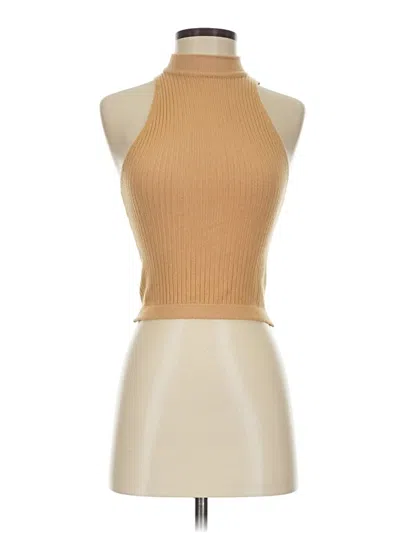 Pre-owned Kendall & Kylie Sweater Vest In Brown
