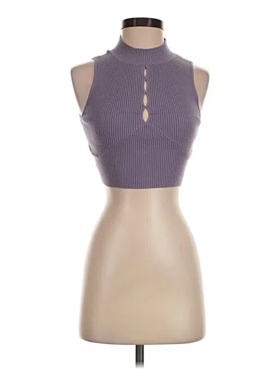 Pre-owned Kendall & Kylie Sweater Vest In Purple