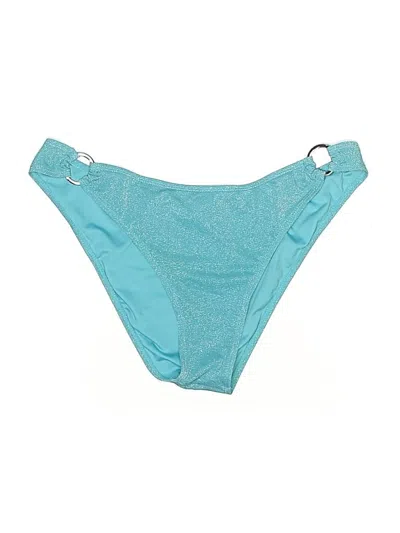 Pre-owned Kendall & Kylie Swimsuit Bottoms In Blue