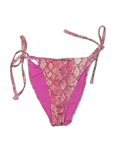 Pre-owned Kendall & Kylie Swimsuit Bottoms In Pink