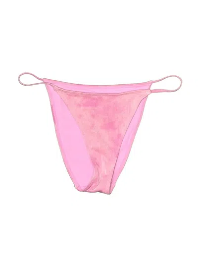 Pre-owned Kendall & Kylie Swimsuit Bottoms In Pink