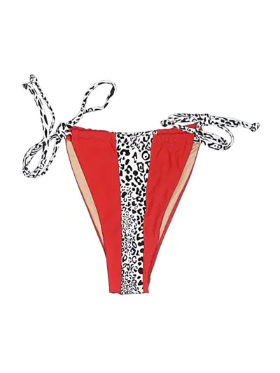 Kendall & Kylie Swimsuit Bottoms In Red