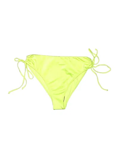 Pre-owned Kendall & Kylie Swimsuit Bottoms In Yellow
