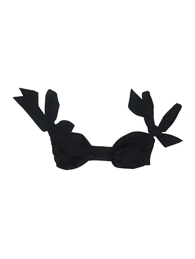 Pre-owned Kendall & Kylie Swimsuit Top Black Swimwear
