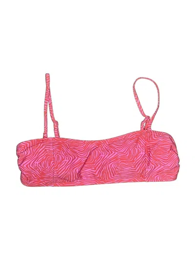 Pre-owned Kendall & Kylie Swimsuit Top Pink Swimwear