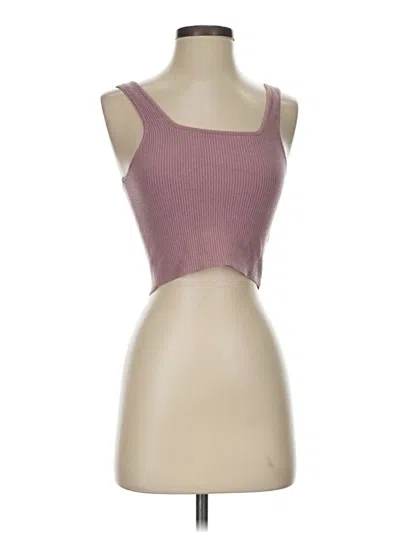 Pre-owned Kendall & Kylie Tank Top Pink Strapless Neckline Tops