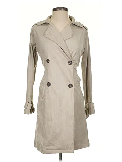 Pre-owned Kendall & Kylie Trenchcoat In Tan