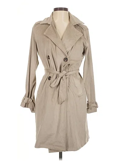 Pre-owned Kendall & Kylie Trenchcoat In Tan