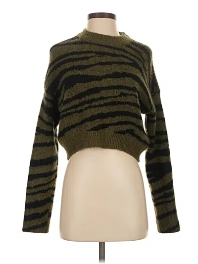 Pre-owned Kendall & Kylie Turtleneck Sweater In Green