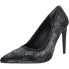 Kendall + Kylie Olivia Womens Leather Slip On Pumps In Black