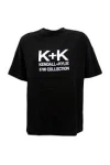Kendall + Kylie T-shirt Nera Con Scritta In Nero