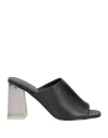 Kendall + Kylie Woman Sandals Black Size 6 Soft Leather In Black