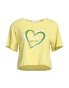 Kendall + Kylie Woman T-shirt Lime Green Size S Cotton In Green