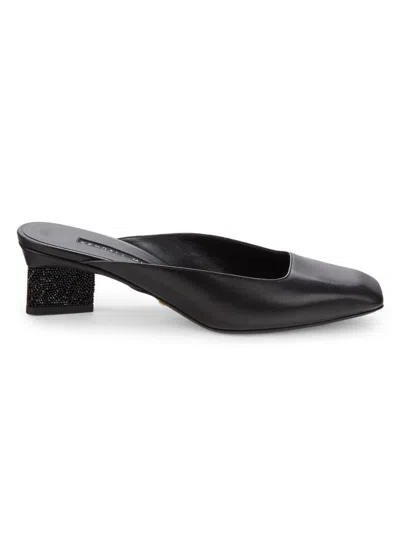 Kendall Miles Women's Nola Block Heel Mules In Black