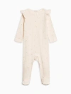 Kendi Babies'  Addy Pointelle Romper In Neutral