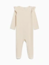 Kendi Babies'  Addy Pointelle Romper In White