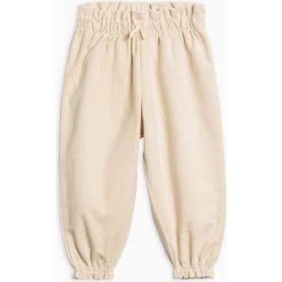 Kendi Babies'  Awen Corduroy Ruffle Pant In Neutral