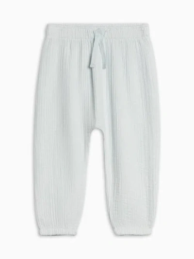 Kendi By Colored Organics Kids'  Organic Piper Muslin Pants In White