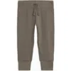 Kendi Charlie Ribbed Joggers In Brown