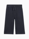 Kendi Clove Waffle Knit Pants In Black