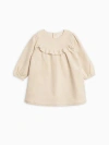 Kendi Kids'  Dafina Corduroy Dress In Neutral