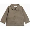 Kendi Denver Twill Chore Jacket In Green