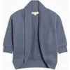 Kendi Babies'  Finola Fleece Cocoon Cardigan In Blue