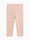 Kendi Gina Pointelle Leggings In Pink