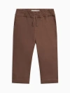 Kendi Babies'  Grover Twill Pant In Brown