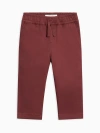 Kendi Kids'  Grover Twill Pant In Red