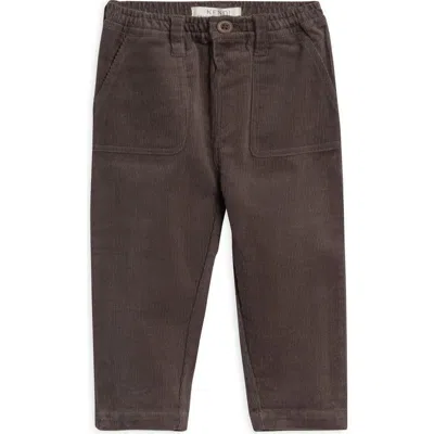 Kendi Babies'  Kent Organic Corduroy Pant In Gray