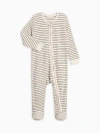 Kendi Kids'  Kit Ribbed Zipper Sleeper In Green