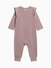 Kendi Babies'  Mila Waffle Knit Flutter Romper In Pink