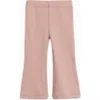 Kendi Babies'  Nell Ribbed Flare Leggings In Purple