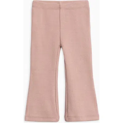 Kendi Babies'  Nell Ribbed Flare Leggings In Purple