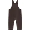 Kendi Kids'  Remi Organic Corduroy Overalls In Black