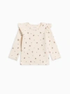 Kendi Kids'  Rina Ribbed Ruffle Top In Multi