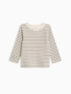 Kendi Rory Ribbed Long Sleeve Top In Neutral